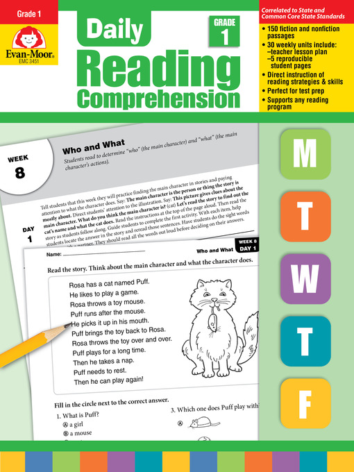 Title details for Daily Reading Comprehension, Grade 1 by Evan-Moor Educational Publishers - Available